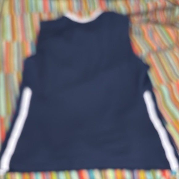 Nike mesh jersey blue white size 2 XL super nice dry fit V-neck fast shipping - Picture 13 of 14